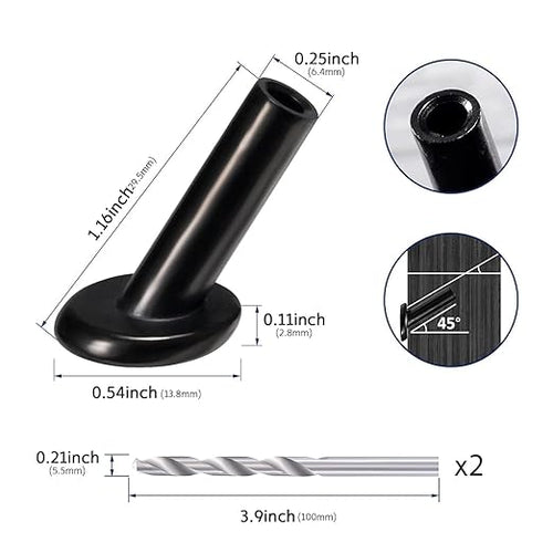 20 Pack 45 Degree Angle Protective Sleeves, T316 Marine Grade Cable Railing Kit - Image 2