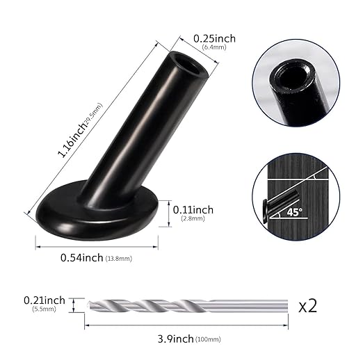 50 Pack 45 Degree Angle Protective Sleeves, T316 Marine Grade Cable Railing Kit - Image 2