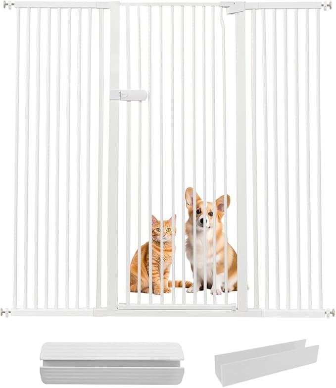 Lumizone Extra Tall Cat Gate 55.12" High Pressure Mounted Extra Wide 2025 New by Lumizone