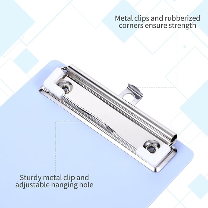 6 PCS MiNi Clipboard，Pretty Cute Small Clipboards 4×6 Inch A6 - Image 2