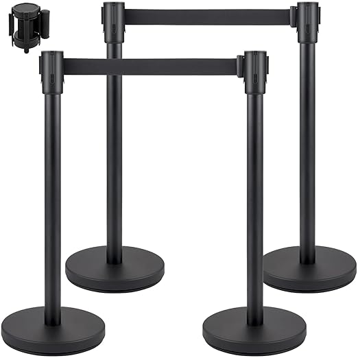 VEVOR Crowd Control Stanchion, Stanchion Set by VEVOR