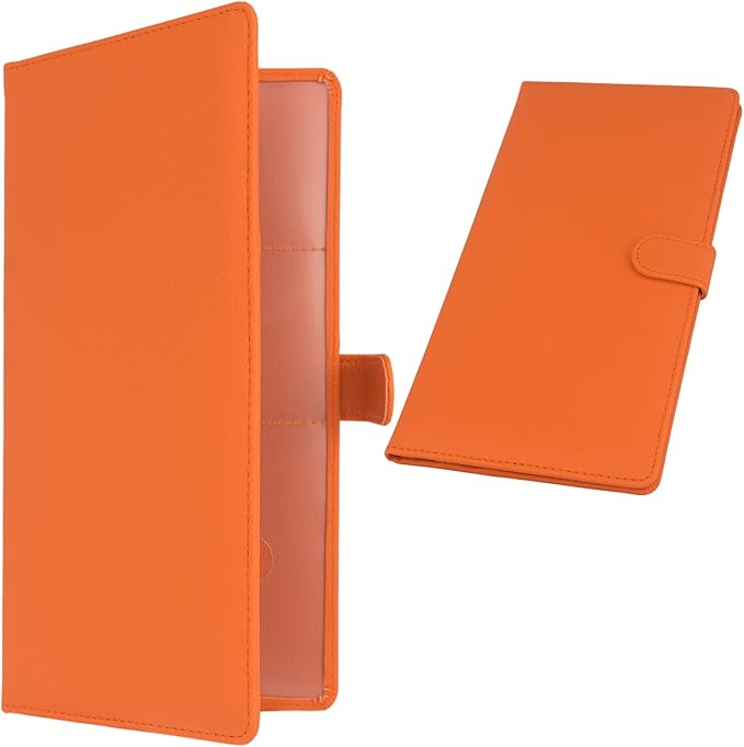 Car Registration and Insurance Holder, Leather Magnetic Shut Vehicle Glove Box - Image 7