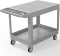 Heavy Duty Utility Rolling Tool Cart, 1000 lbs Capacity Flat Top Plastic by Unknown