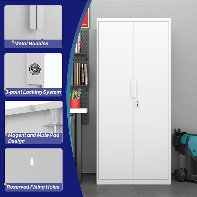 LUCYPAL Metal Garage Storage Cabinet - Image 5