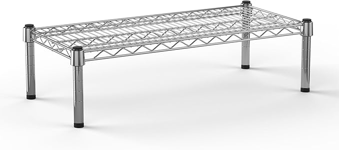 14''W x 30''L x 8''H Chrome Plated Wire Dunnage Rack | Off The Floor Storage by Regal+Altair