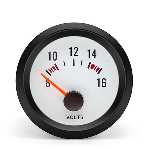 2" 52mm Voltage Gauge Digital Blue LED Voltmeter Meter 8-16V - Image 2