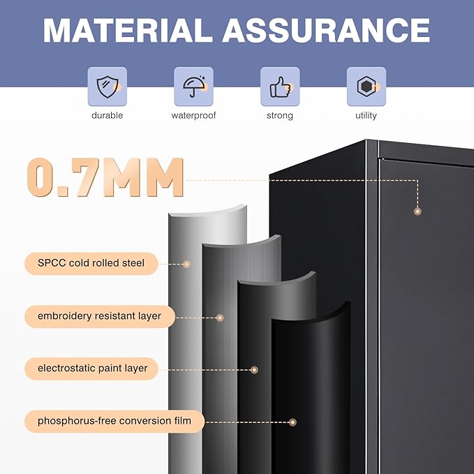 Metal Garage Storage Cabinet - Image 5
