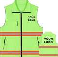YOWESHOP Lightweight Zip-Up Safety Vest by YOWESHOP