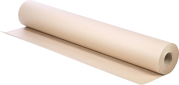 The Boxery Kraft/Brown Kraft Paper Roll, 60” x 9000”-50lb. Thickness, Heavy by TheBoxery