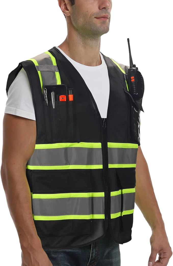 High visibility Class 2 Safety Vest，Hi Vis Vest - Image 2
