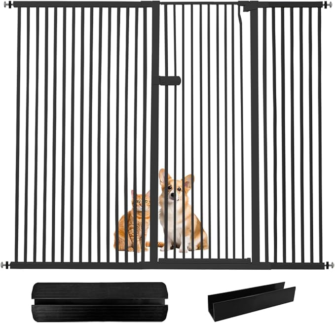 Lumizone Extra Tall Cat Gate 55.12" High Pressure Mounted Extra Wide 2025 New by Lumizone