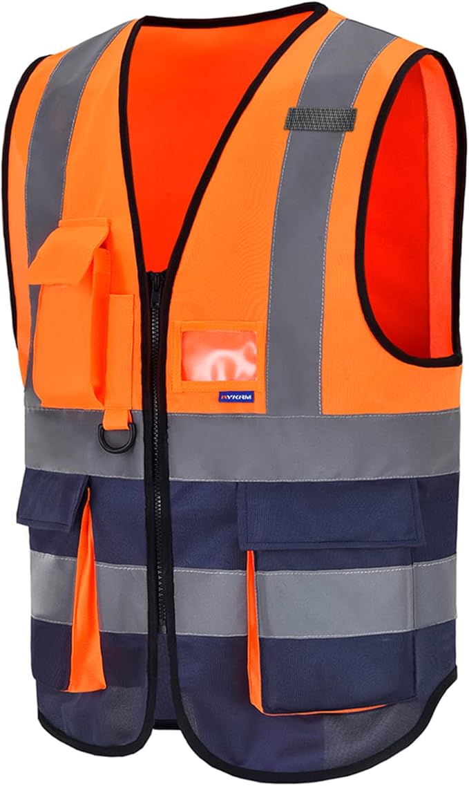A-SAFETY High Visibility Reflective Safety Vest Customize Logo - Image 6