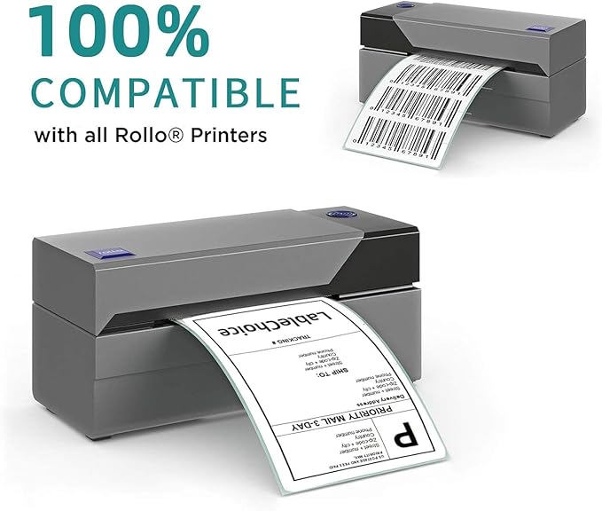 3"x1" 3-Proof Direct Thermal Barcode Shipping Labels - Image 3