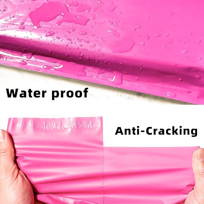 POLYSELLS 50 pcs 19x24 Inches Pink Poly Mailers Shipping Envelopes, Strong - Image 4