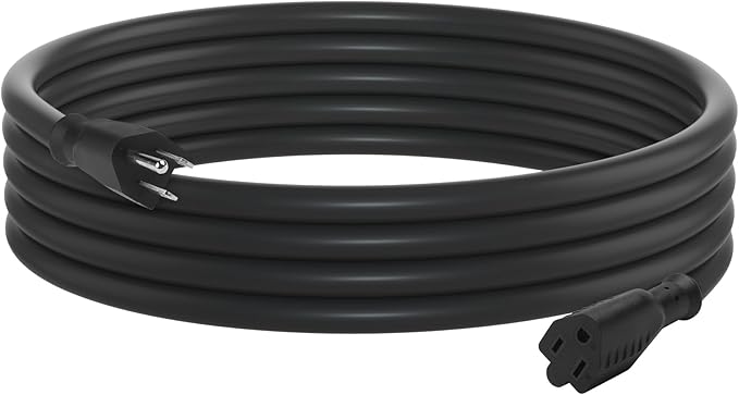 BN-LINK 10ft Outdoor Extension Cord, 12/3 SJTW Heavy Duty Power Cord, 3-Prong - Image 8