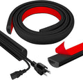Cord Wall Cover, 39in Self-Adhesive Wire Covers by JAHOMFAI