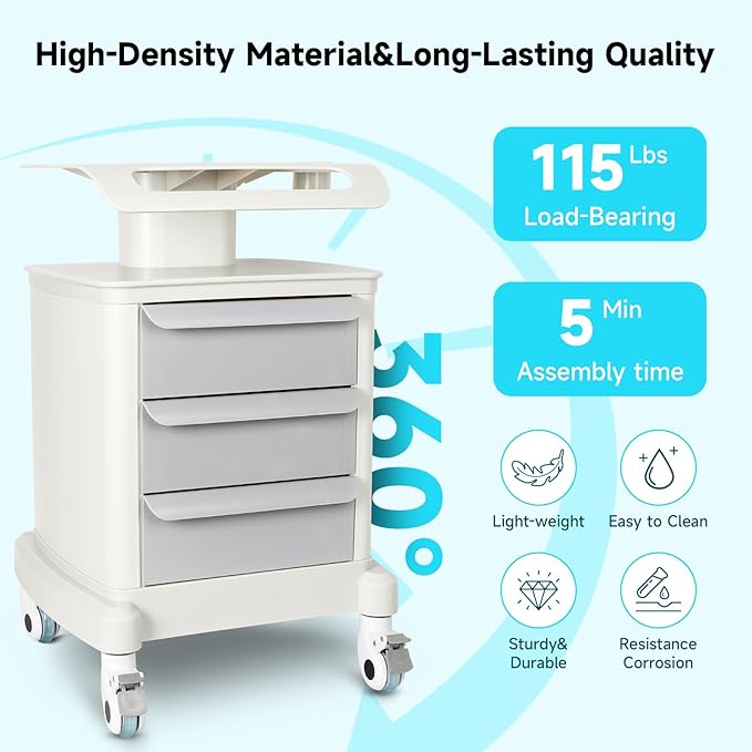 Mobile Ultrasound Trolley Cart Portable Ultrasound Imaging Scanner Vehicle - Image 4