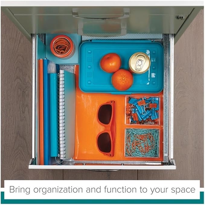 Scranton & Co Set of 2 18" D 3-Drawer Metal Filing Cabinet - Image 6