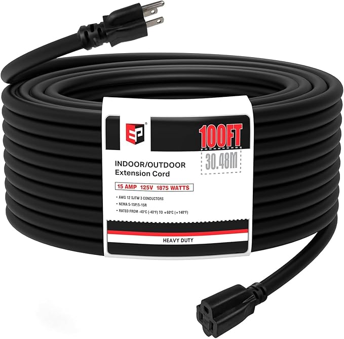 EP 100 Ft Outdoor Extension Cord by ENERGYPRO