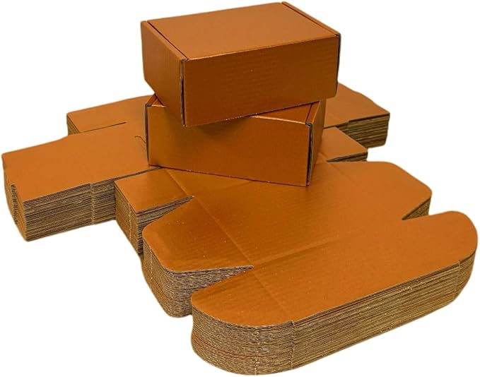 50 Pcs 4.3 x 3.1 x 2 inches Mini Size Corrugated Cardboard Gift Boxes - Image 4