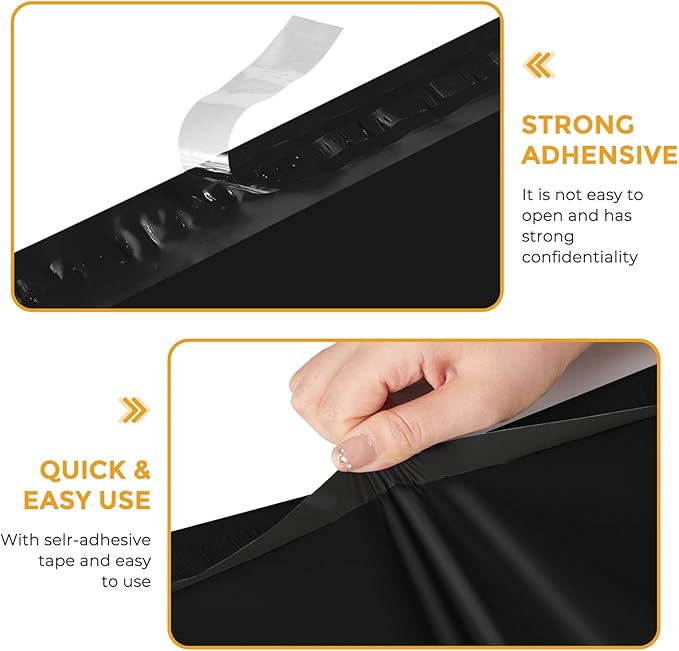 Metronic Poly Mailers 10X13 1000 Pack, Strong Adhesive Shipping Envelopes - Image 4
