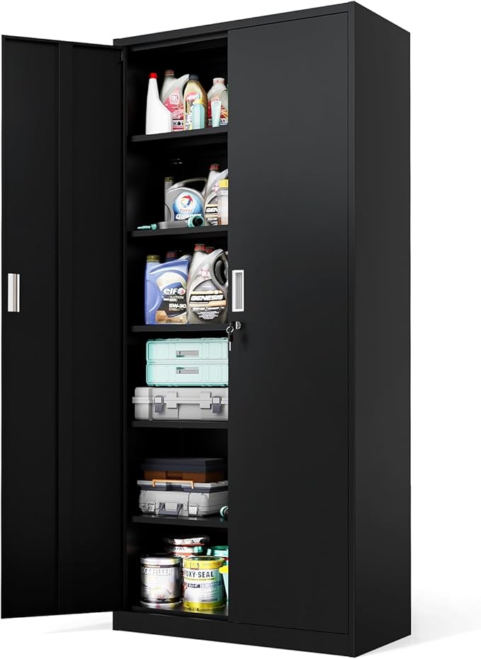 VINGLI Metal Garage Storage Cabinet by VINGLI
