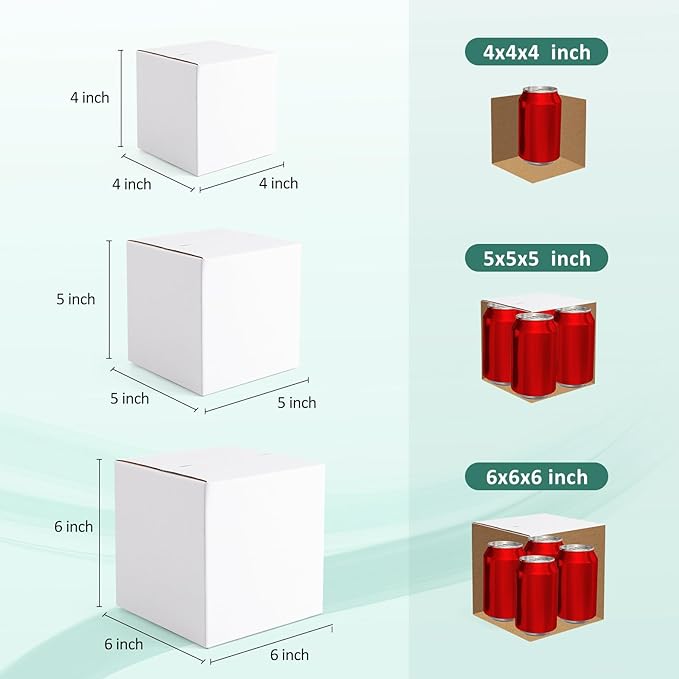 Eupako 30 Pack Small Shipping Boxes Assorted Sizes, Cardboard Boxes - Image 2