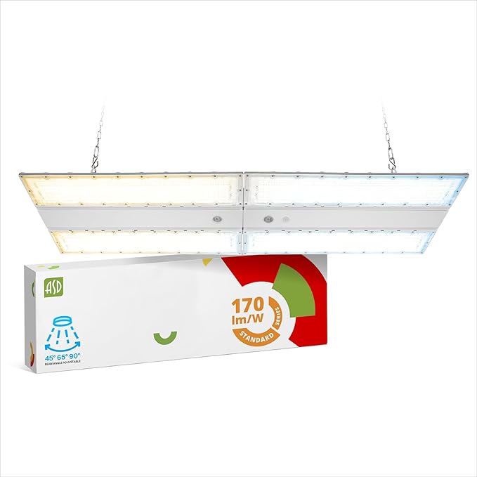 ASD LED Linear High Bay Light Fixture, Commercial Shop Lighting | 3CCT by ASDLightingCorporation