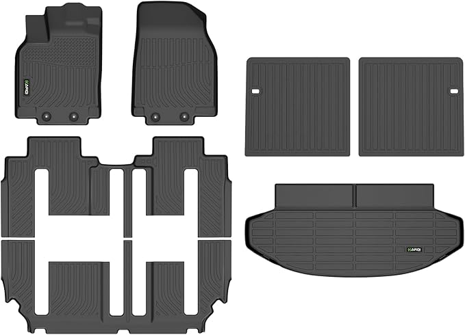 HAFIDI® Floor Mats & Cargo Liner & Seatback Cargo Set Fit by HAFIDI