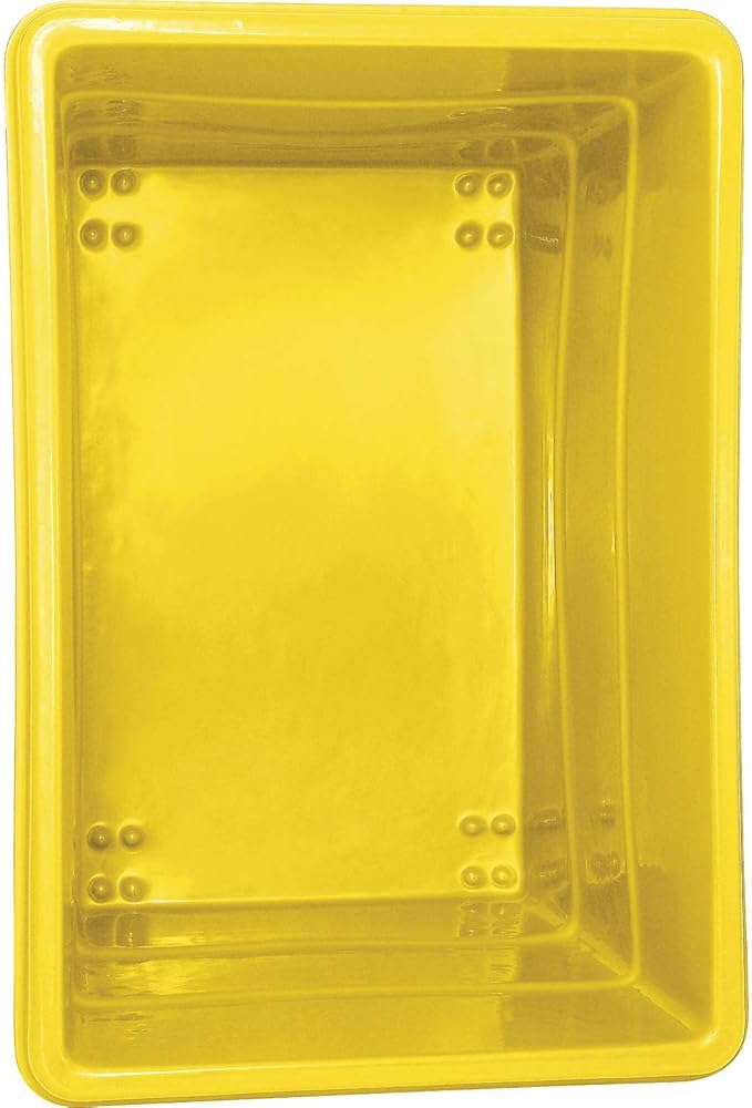 Global Industrial 20 Bushel Plastic Bulk Box Truck, Steel Chassis Base - Image 4