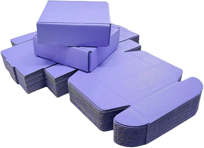 15 Pcs 4.7 x 4.7 x 1.6 Inches Mini Size Corrugated Cardboard Gift Boxes - Image 4