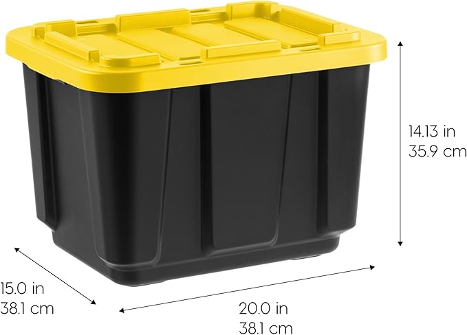 IRIS USA 4-Pack 12 Gallon Storage Bins - Image 2