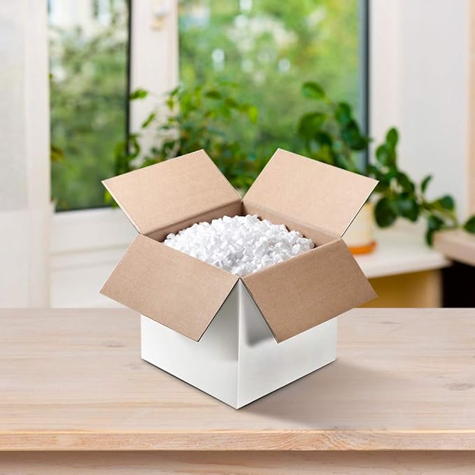 PETAFLOP Shipping Boxes 4x4x4 White Cardboard Box Kraft Corrugated Small - Image 6