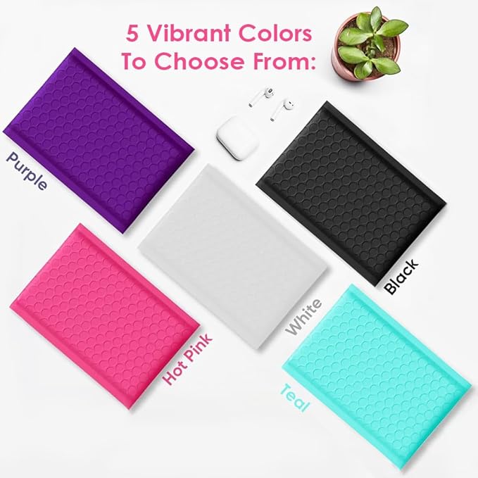 Teal 7.25x12 Inch Poly Bubble Mailers #1 | Self Seal Padded Envelopes | Air - Image 7