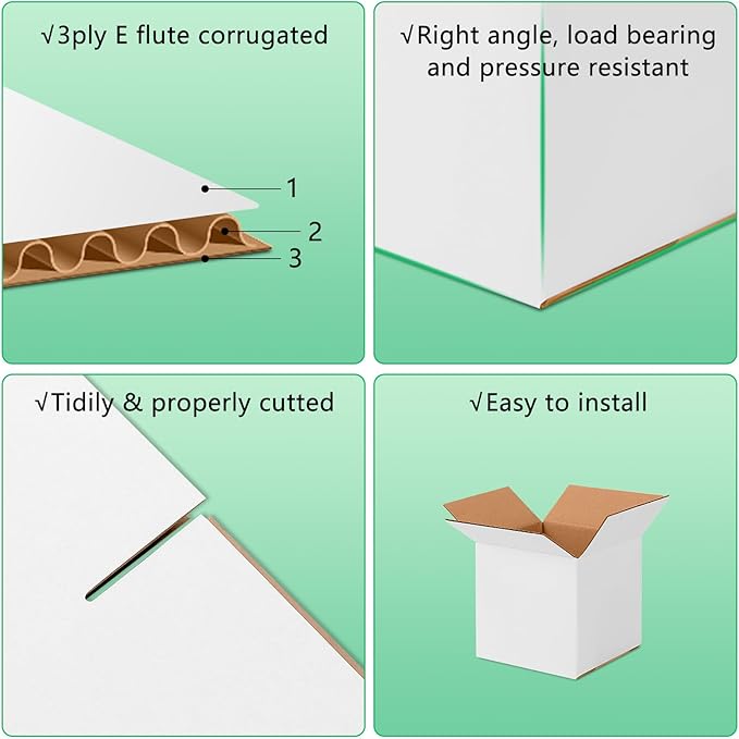 4x4x4 Small Shipping Boxes Set of 40 - Image 3