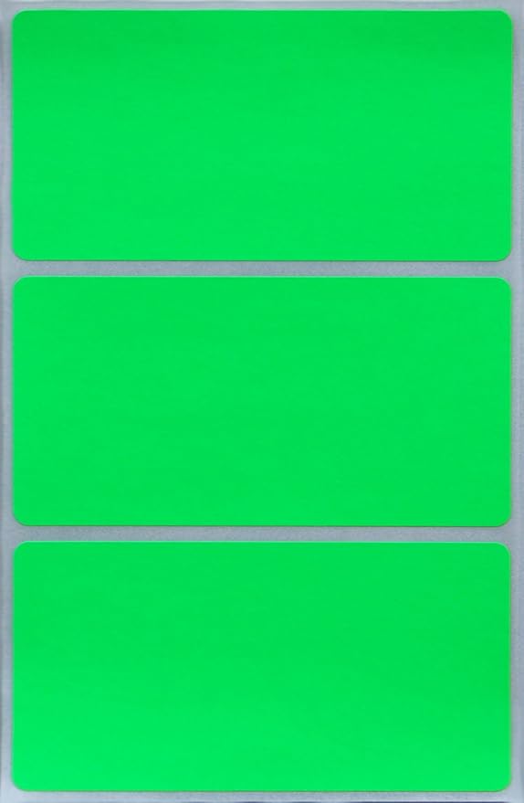 Royal Green Rectangular Stickers Color-Coding Labels by RoyalGreen