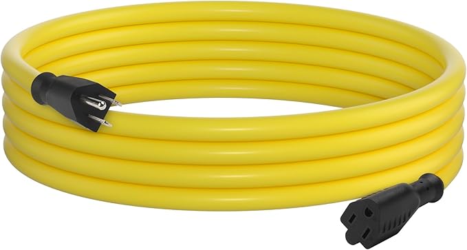 BN-LINK 10ft Outdoor Extension Cord, 12/3 SJTW Heavy Duty Power Cord, 3-Prong - Image 8