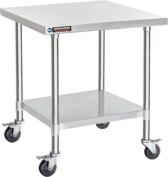 DuraSteel 30x30 NSF Stainless Steel Cart by DuraSteel