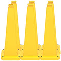 BESEA 6 Pack 28" Bright Yellow Traffic Safety Cones by BeSea