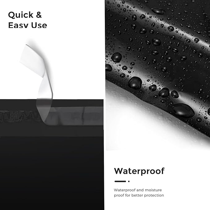 Metronic 1000Pack Black Poly Mailers 10x13, Bulk Shipping Bags Envelopes - Image 3