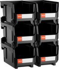 VEVOR Plastic Stackable Storage Bins, 14.8 x 8.5 x 7.1 inch, Plastic Containers by VEVOR