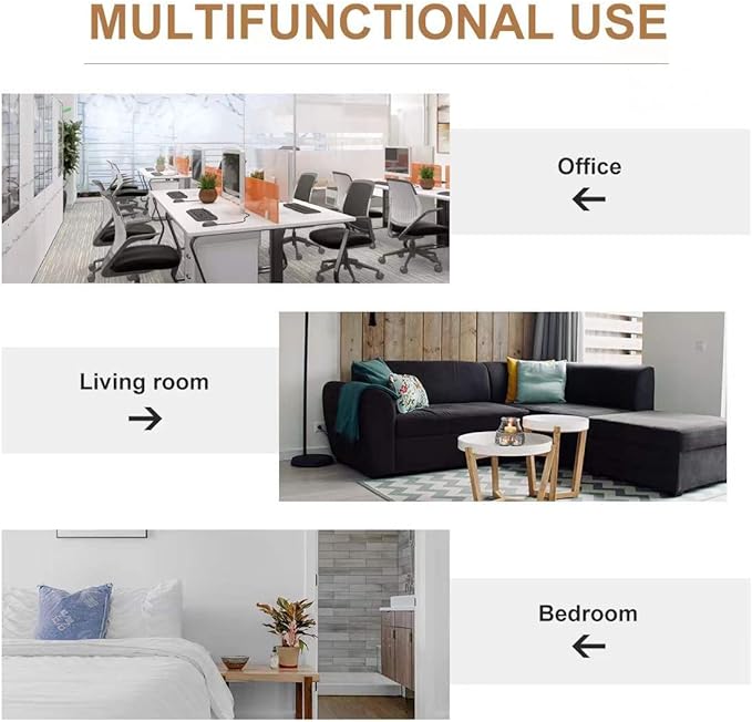 JVVMNJLK Indoor Room Divider, Portable Office Divider, Convenient Movable - Image 7