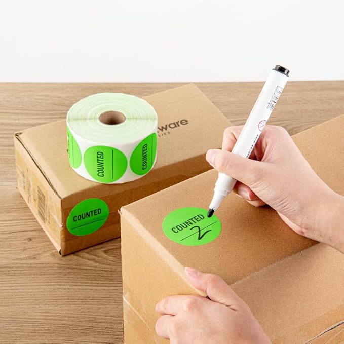 Restaurantware Label Tek 2 x 2 Inch Packaging Stickers 1000 Premium Shipping - Image 5