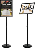 11 x 17 Inch Adjustable Pedestal Sign Holder Poster Stand, Heavy Duty Floor by VAIIGO