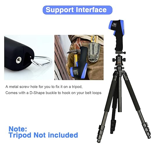 BTMETER BT-1800C Pyrometer -58°F ~3272°F IR Temp Gun, D:S 50:1 High Temperature - Image 6