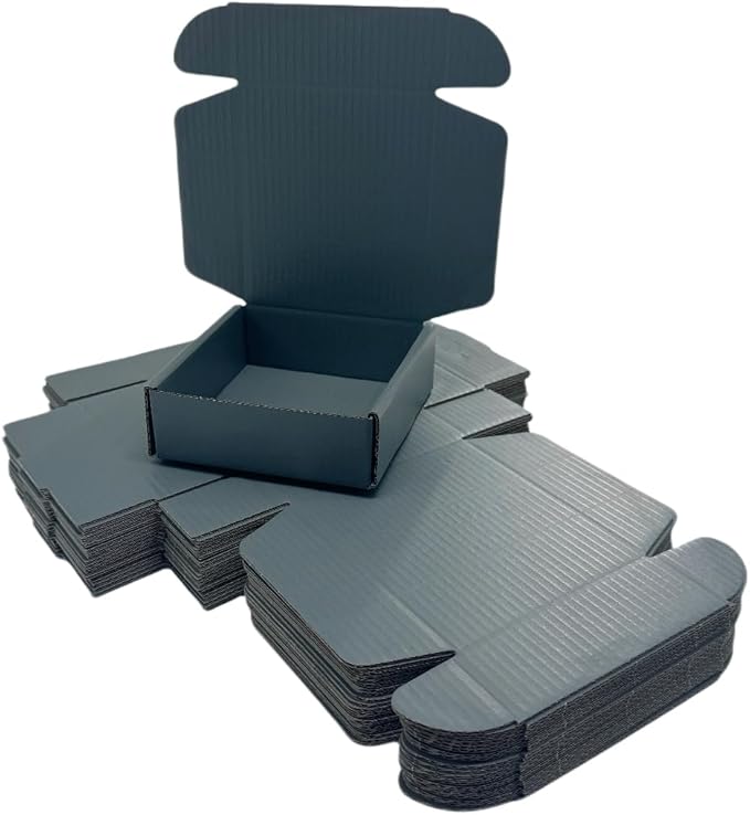 15 Pcs 6 x 6 x 2 inches Corrugated Cardboard Gift Boxes Recyclable Shipping - Image 3