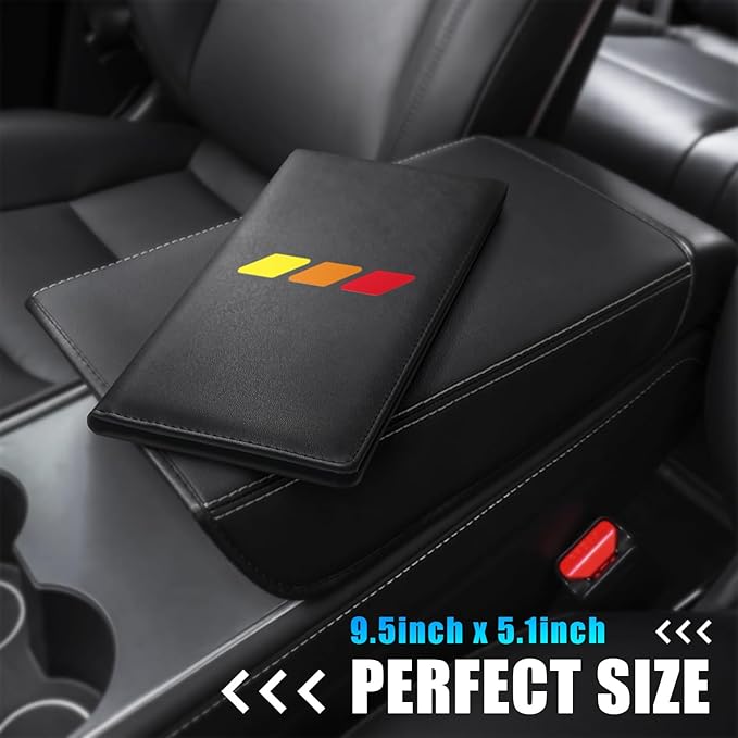 Tri-Color Sports Car Leather Registration and Insurance Holder, Vehicle Glove - Image 5