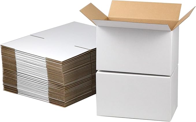 10x6x6 Inches Shipping Boxes Set of 40 by HESESOH