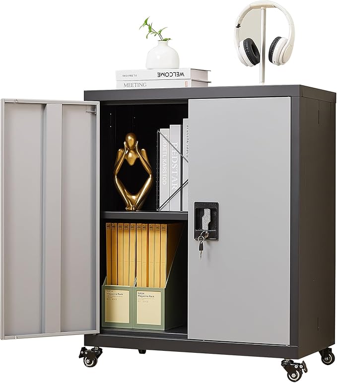 GREATMEET Metal Storage Cabinet by GREATMEET