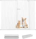 Lumizone Extra Tall Cat Gate 55.12" High Pressure Mounted Extra Wide 2025 New by Lumizone
